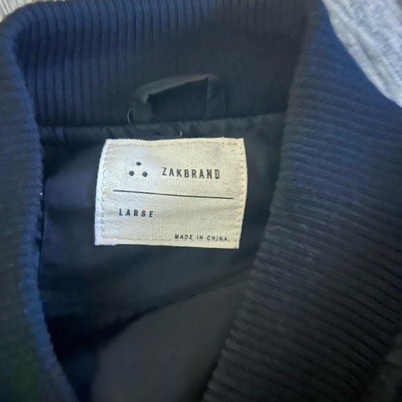 Zak brand black bomber jacket never used - Picture 2 of 3
